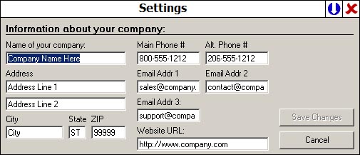 HelpTrax-Settings