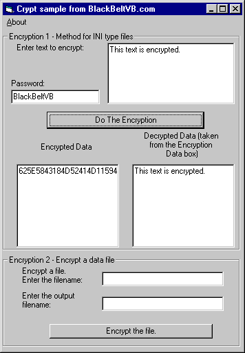 Encryption Sample