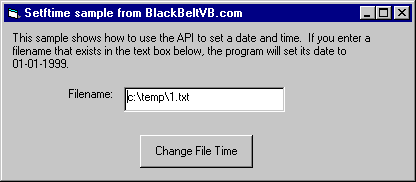 set file date and time demo