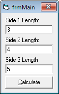 Triangle Area Calculator Example